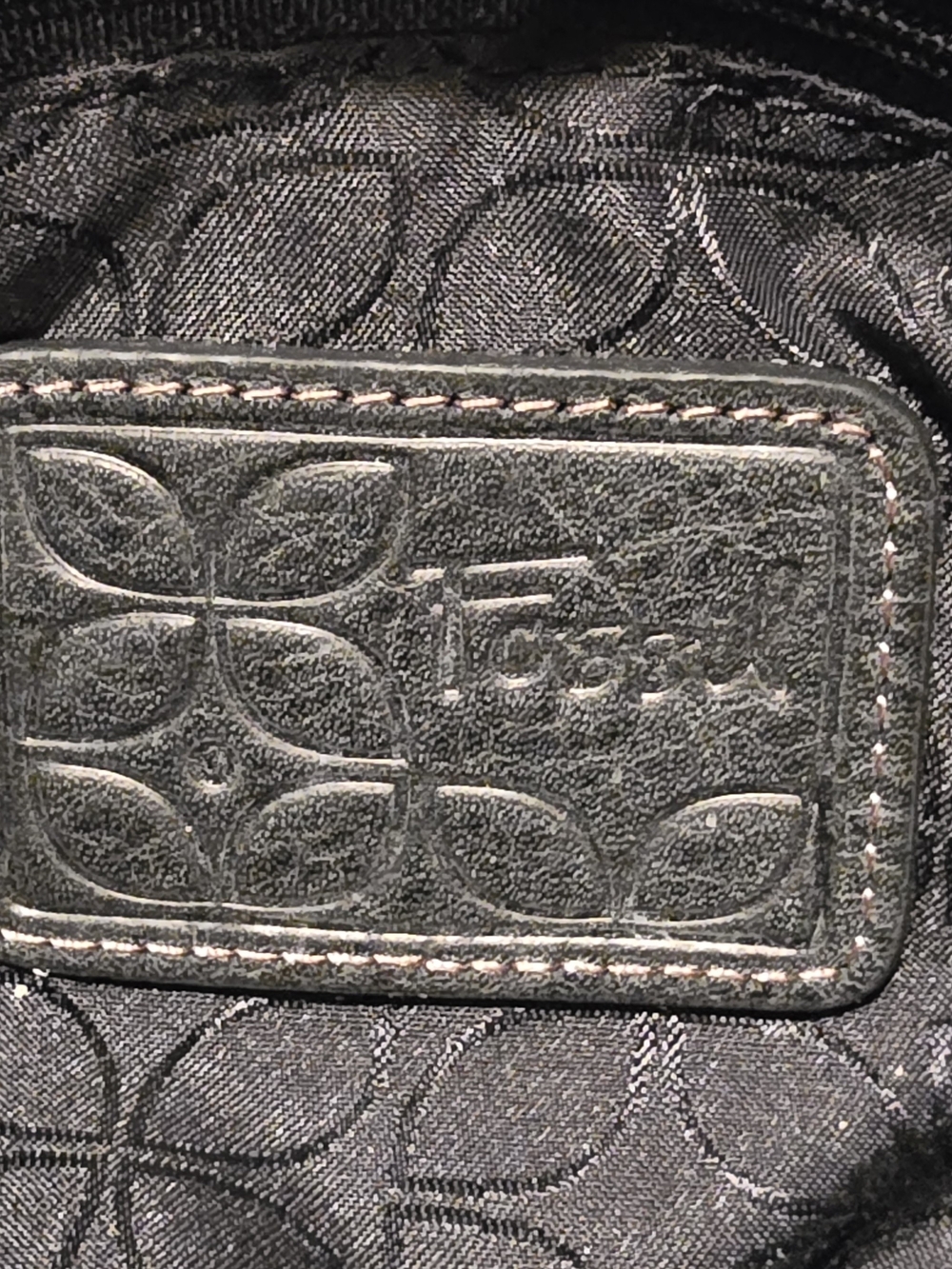 Fossil Y2K Leather East - West Dual Handle Shoulder Bag Black ZB2139. - Picture 10 of 12